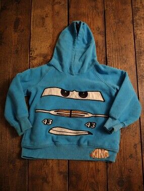 Size 12M Blue 43 Dinoco Superbird Disney Pixar car sweater